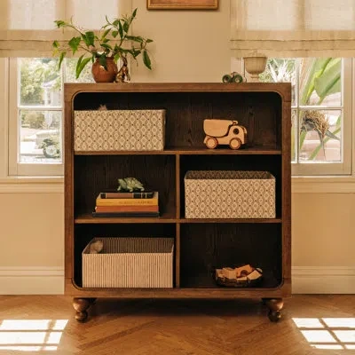 Babyletto Astre Assembled Bookcase By Nate Berkus In Brown
