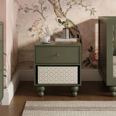 Babyletto Astre Assembled Nightstand By Nate Berkus In Green