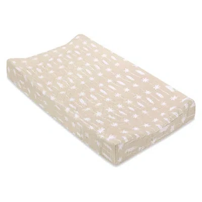 Babyletto Beach Bum Quilted Muslin Changing Pad Cover In Brown
