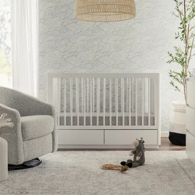 Babyletto Bento 3-in-1 Convertible Crib With Storage In White