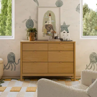 Babyletto Bondi 6 Drawer Double Dresser In Honey