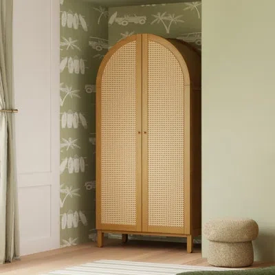 Babyletto Bondi Cane Armoire, Assembled In Brown