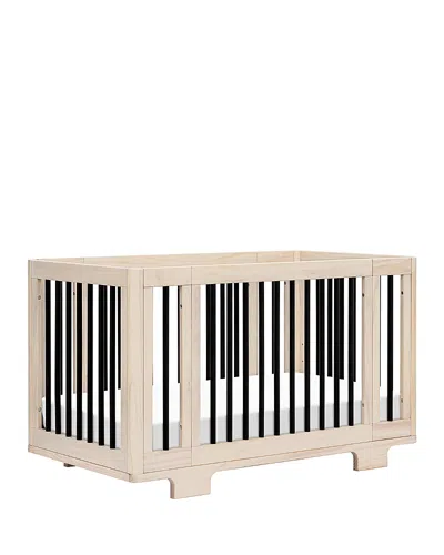 Babyletto Classic Yuzu 8 In 1 Convertible Crib With All Stages Conversion Kits In Washed Natural / Black