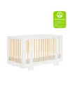 Babyletto Classic Yuzu 8 In 1 Convertible Crib With All Stages Conversion Kits In White Natural