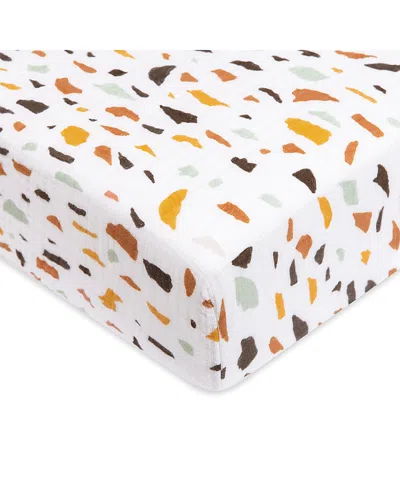 Babyletto Crib Sheet In Gots Certified Organic Muslin Cotton In White