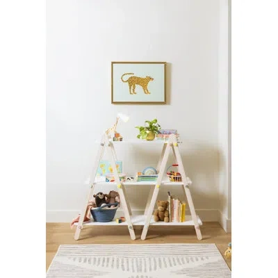 Babyletto Dottie 42" Bookcase In White;washed Natural