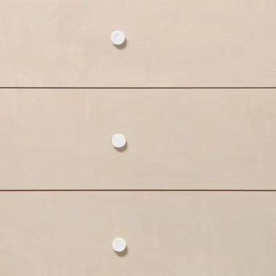 Babyletto Gelato 1.25" Diameter Mushroom Knob In Ivory Boucle