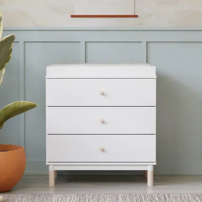 Babyletto Gelato 33.5" W 3-drawer Changer Dresser In Washed Natural