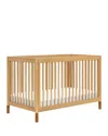 Babyletto Gelato 4-in-1 Convertible Crib & Toddler Bed Conversion Kit In Honey With Vegan Tan Leather Feet