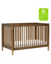 Babyletto Gelato 4-in-1 Convertible Crib & Toddler Bed Conversion Kit In Natural Walnut / Gold Feet