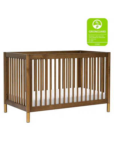 Babyletto Gelato 4-in-1 Convertible Crib & Toddler Bed Conversion Kit In Natural Walnut / Gold Feet