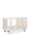 Babyletto Hudson 3-in-1 Convertible Crib In White/natural