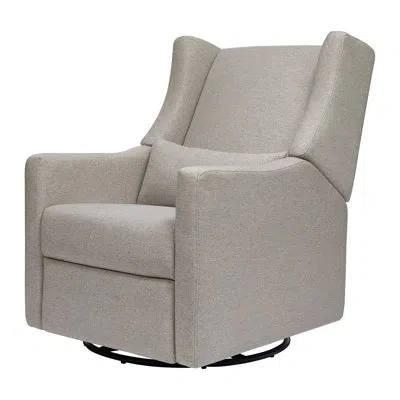 Babyletto Kiwi Electronic Recliner And Swivel Glider With Usb Port In Performance Gray Eco-weave