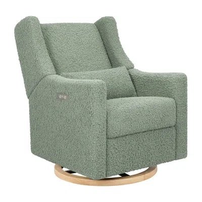 Babyletto Kiwi Electronic Swivel Reclining Glider In Green