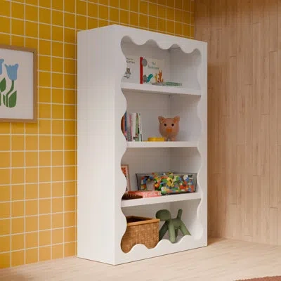 Babyletto Lido Wave Bookcase In White