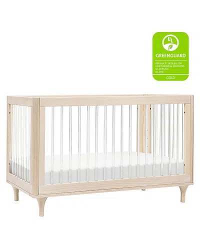Babyletto Lolly 3-in-1 Convertible Crib With Toddler Bed Conversion Kit In Washed Natural/acrylic