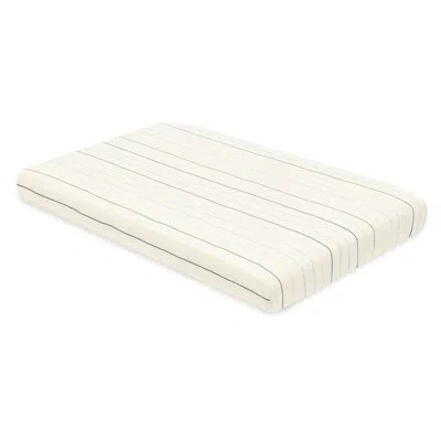 Babyletto Mini Crib Sheet In Gots Certified Organic Brushed Cotton In White
