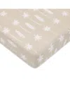 Babyletto Mini Crib Sheet In Gots Certified Organic Muslin Cotton In Beach Bum