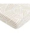 Babyletto Mini Crib Sheet In Gots Certified Organic Muslin Cotton In Neutral