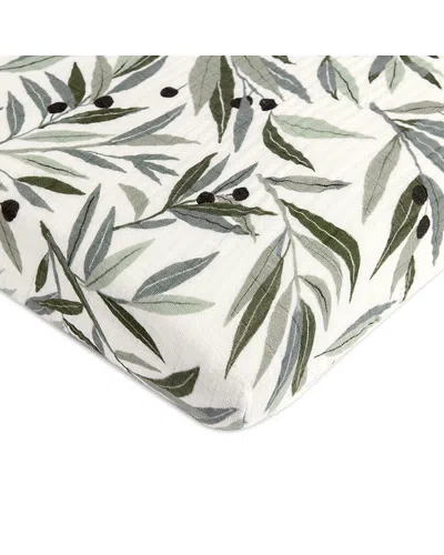 Babyletto Mini Crib Sheet In Gots Certified Organic Muslin Cotton In Multi