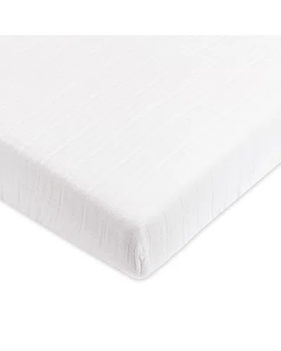 Babyletto Mini Crib Sheet In Gots Certified Organic Muslin Cotton In White