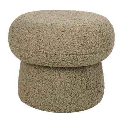 Babyletto Mushroom Pouf In Latte Teddy Loop