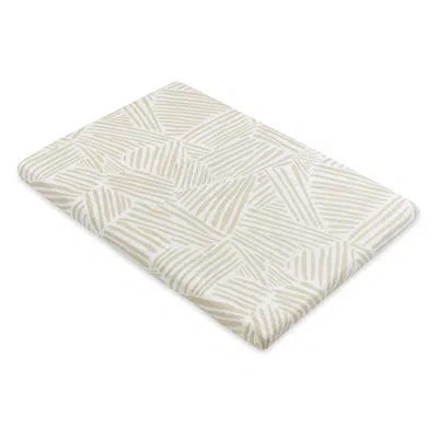 Babyletto Oat Stripe All-stages Bassinet Sheet In Gots Certified Organic Muslin Cotton