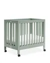 Babyletto Origami Mini Crib In Sage Green