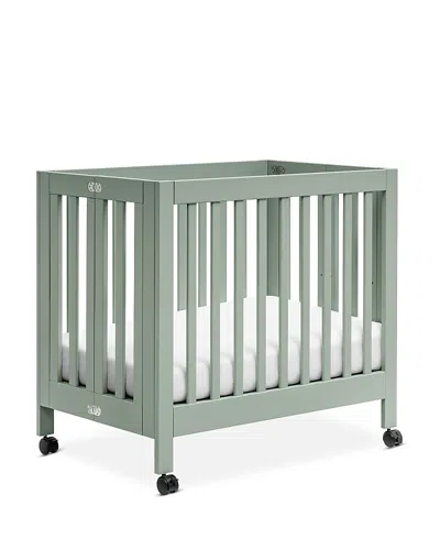 Babyletto Origami Mini Crib In Sage Green