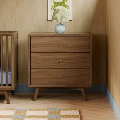 Babyletto Palma 3-drawer Assembled Dresser In Natural Walnut