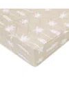 Babyletto Quilted Changing Pad Cover In Gots Certified Organic Muslin Cotton In Beach Bum