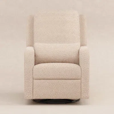 Babyletto Sigi Recliner And Swivel Glider In Shearling In Chai Shearling