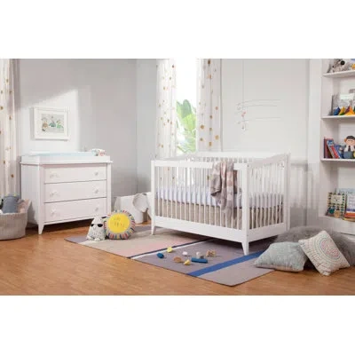 Babyletto Sprout Convertible Standard Nursery Furniture Set In White