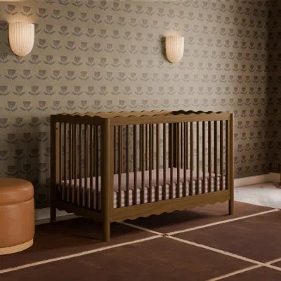Babyletto Swell 4-in-1 Convertible Crib In Natural Walnut