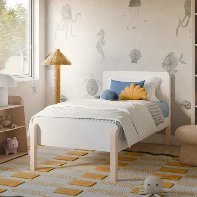 Babyletto Tiptoe Twin Bed In White