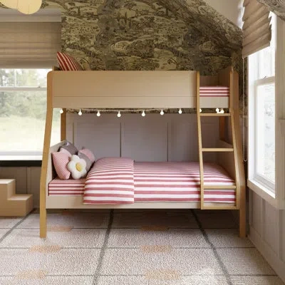 Babyletto Tiptoe Twin-over-full Bunk Bed In Taupe,honey