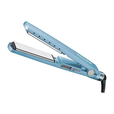 Babyliss Pro Babyliss Nano Titanium Ceramic Titanium 1 1/4" Flat Iron In Blue