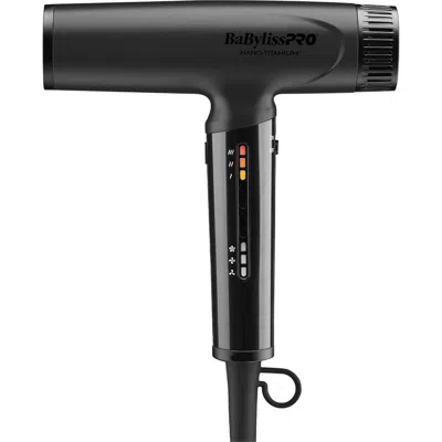 Babylisspro Nano Titanium Nano Light Ionic Dryer In Black