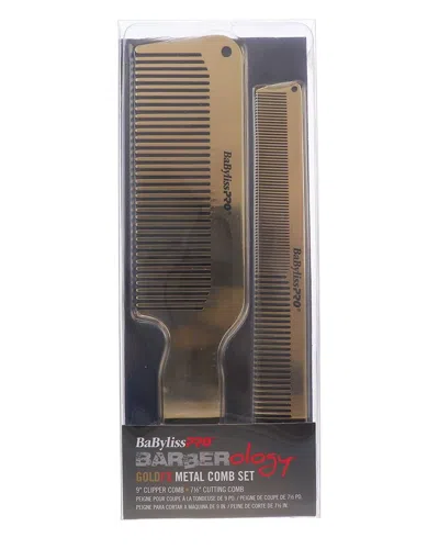 Babylisspro Unisex 5oz Goldfx Metal Combe 2pc Set