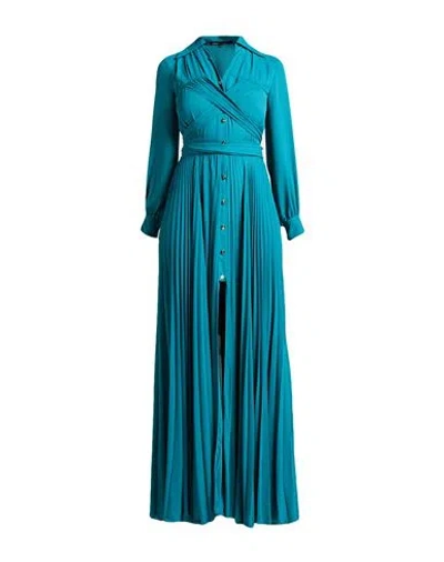 Babylon Collection Woman Maxi Dress Deep Teal Size 6 Polyester In Green