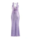 Babylon Collection Woman Maxi Dress Lilac Size 10 Polyester, Elastane