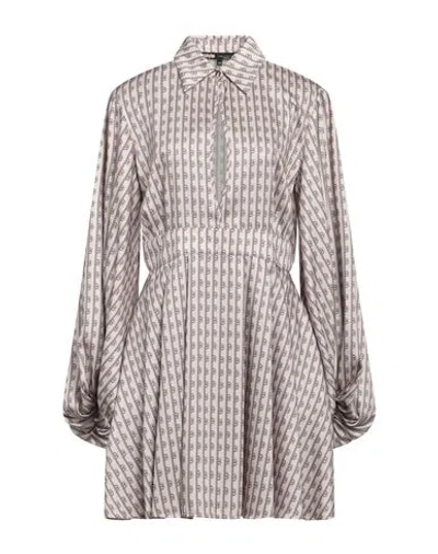 Babylon Woman Short Dress Beige Size 10 Polyester
