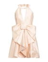Babylon Collection Woman Mini Dress Light Pink Size 8 Polyester In Neutral