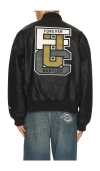 Babylon Forever  Leather Jacket In Black