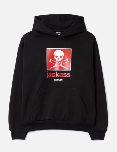 Babylon Jackass X  Classic Hoodie In Black