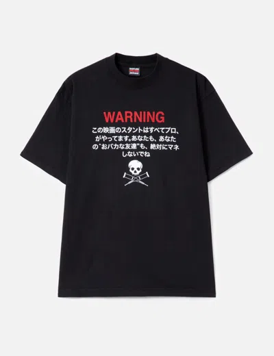 Babylon Jackass X  Warning Tee In Black