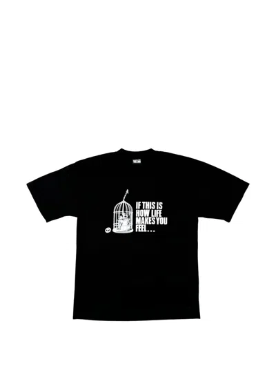Babylon La Bb Caged T-shirt In Black
