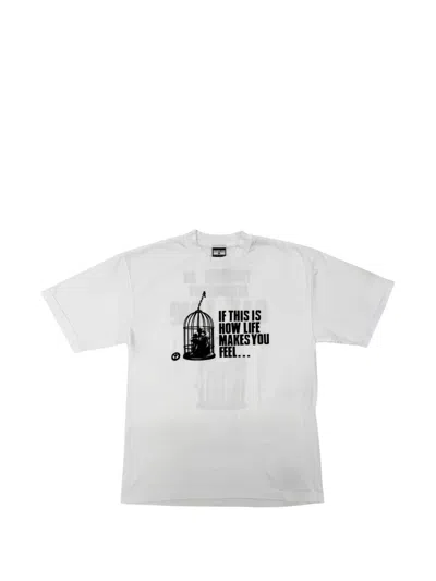 Babylon La Bb Caged T-shirt In White