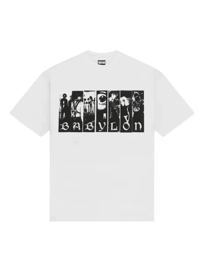 Babylon La Graphic Print T-shirt In White