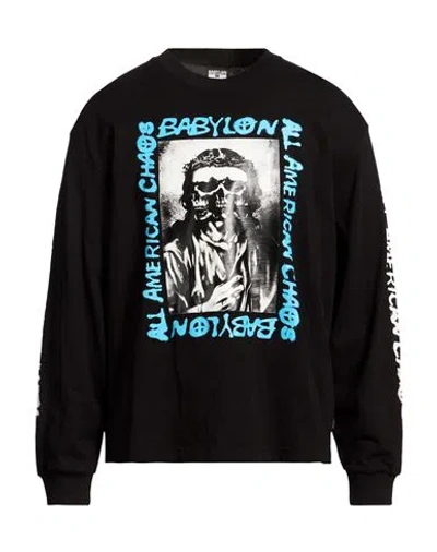 Babylon La Man T-shirt Black Size 36 Cotton